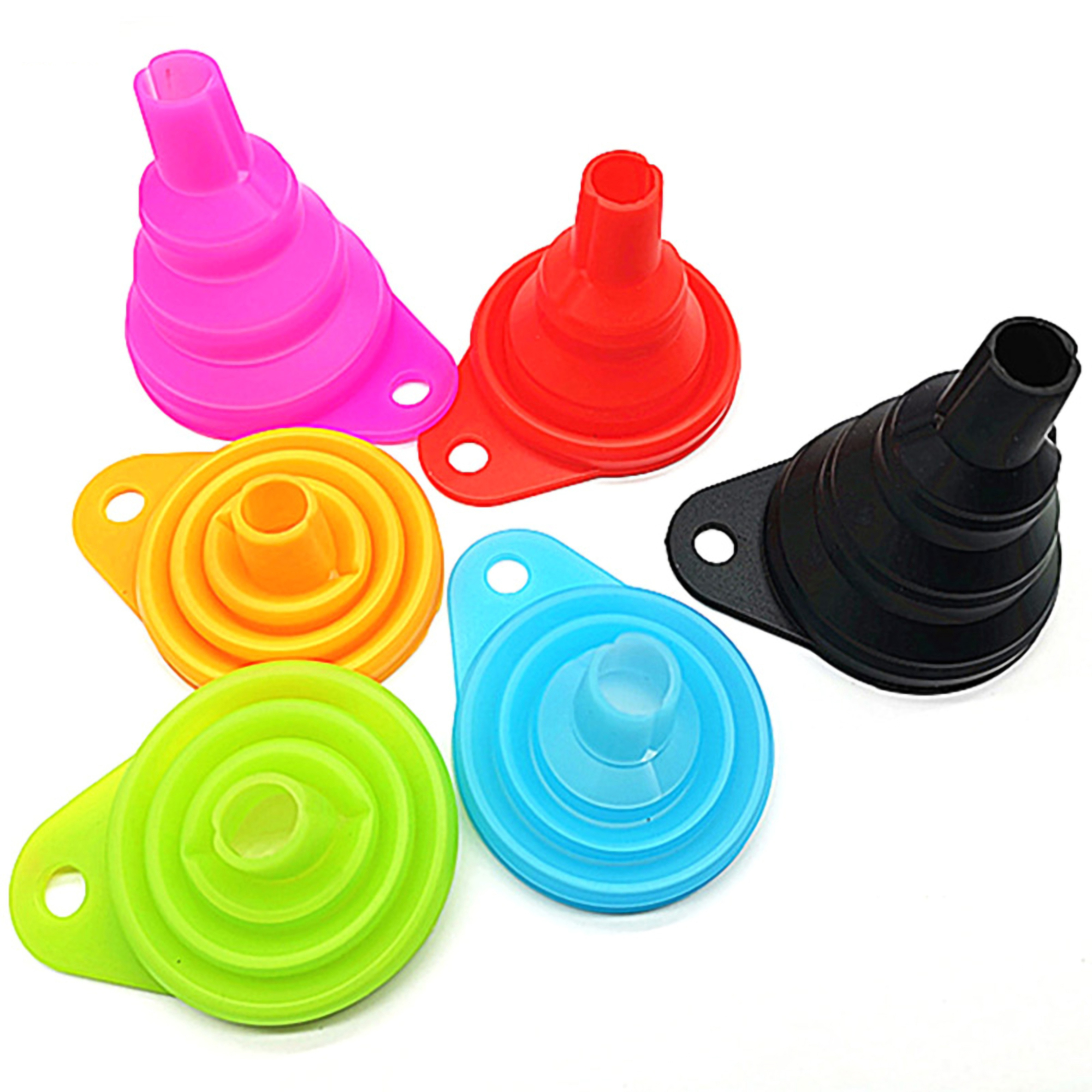 Collapsible Silicone Funnel, custom kitchen gadget with logo imprint 3