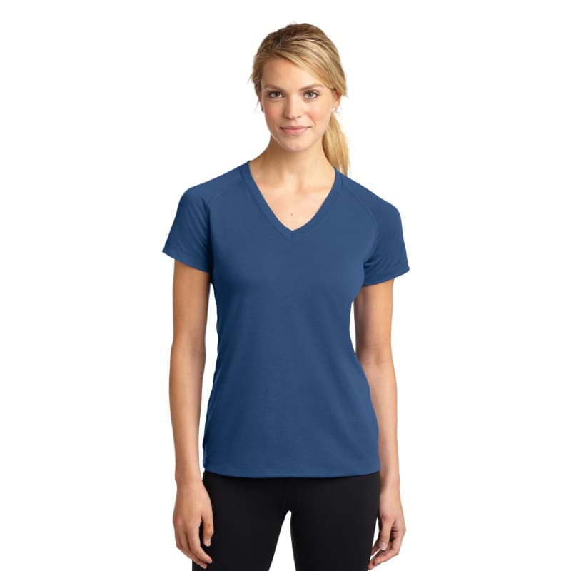 Sport-Tek Women's Ultimate Performance V-Neck. 51