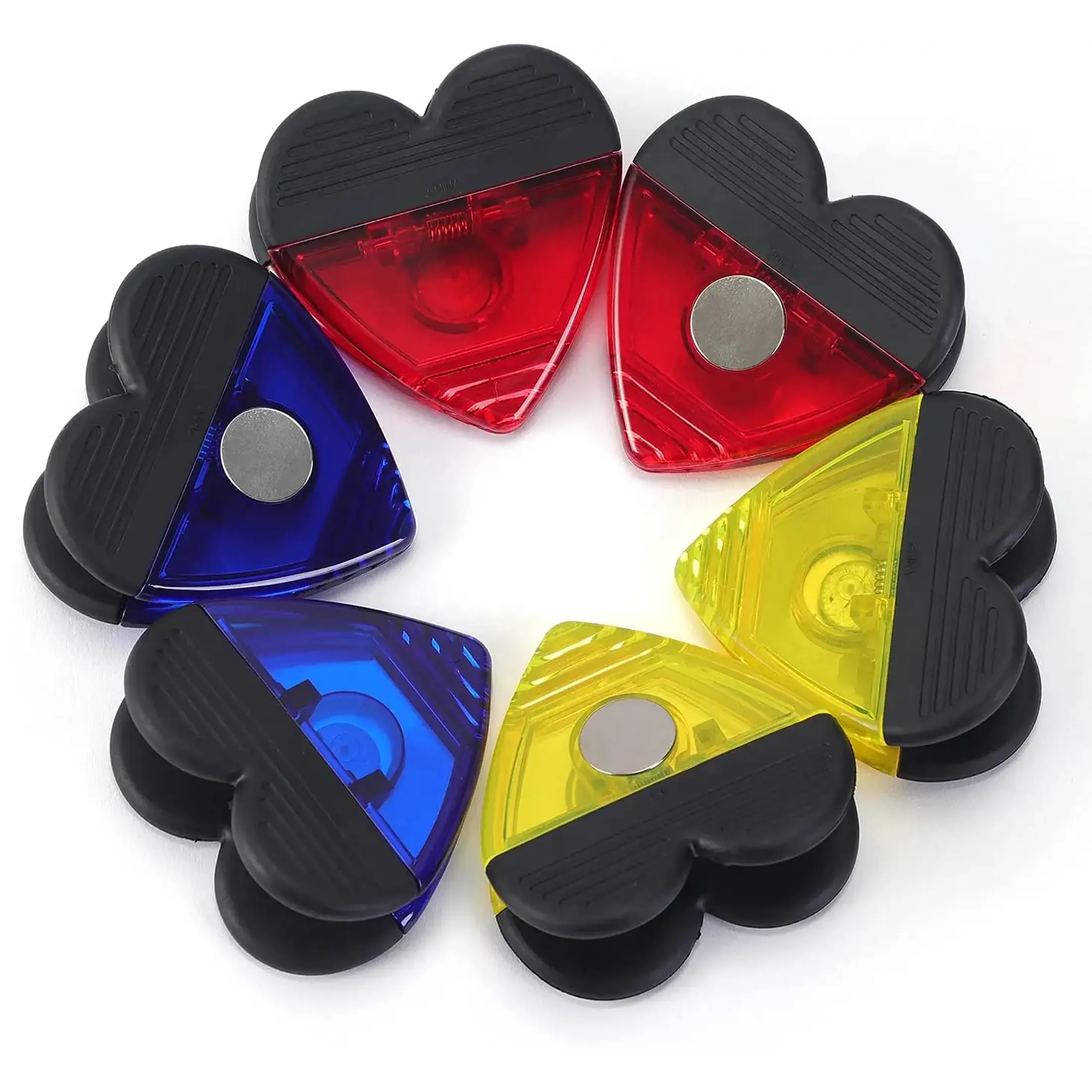 Heart-shaped Refrigerator Magnet Clips 5