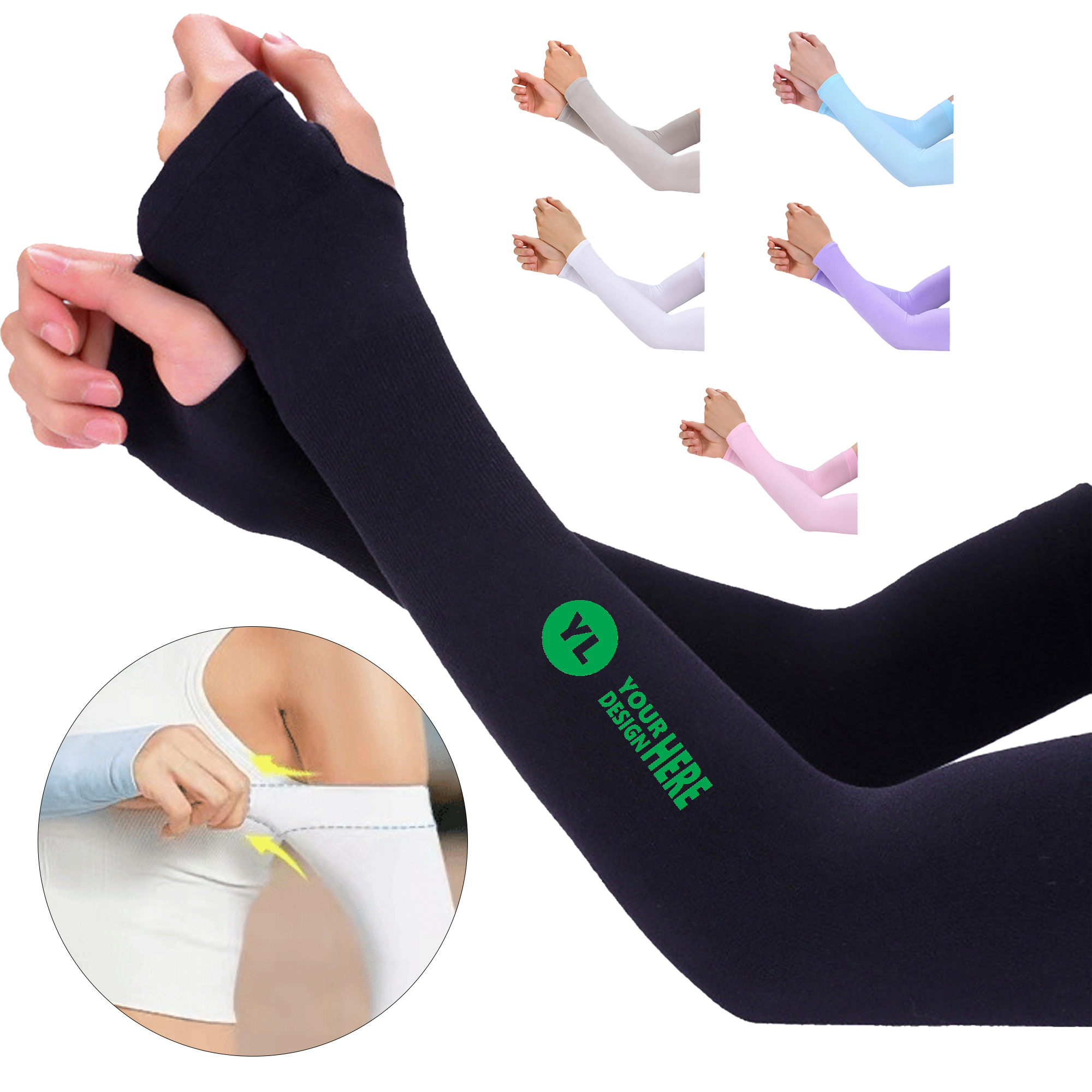 MOQ 30 Summer Outdoor Sun Protection Sleeve 2