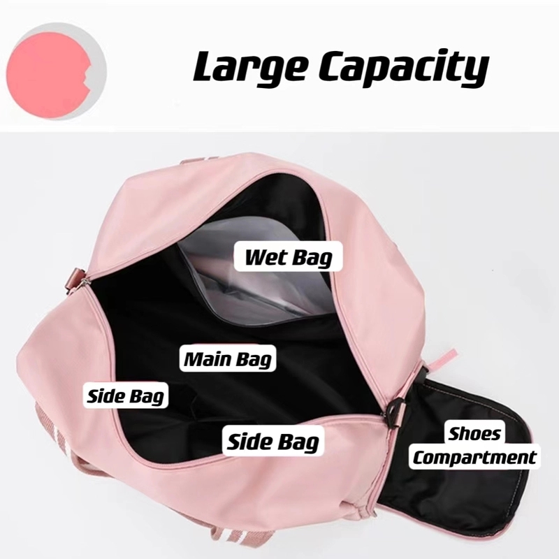 Sports Duffle Bag With Wet Pocket & Shoes Compartment 7