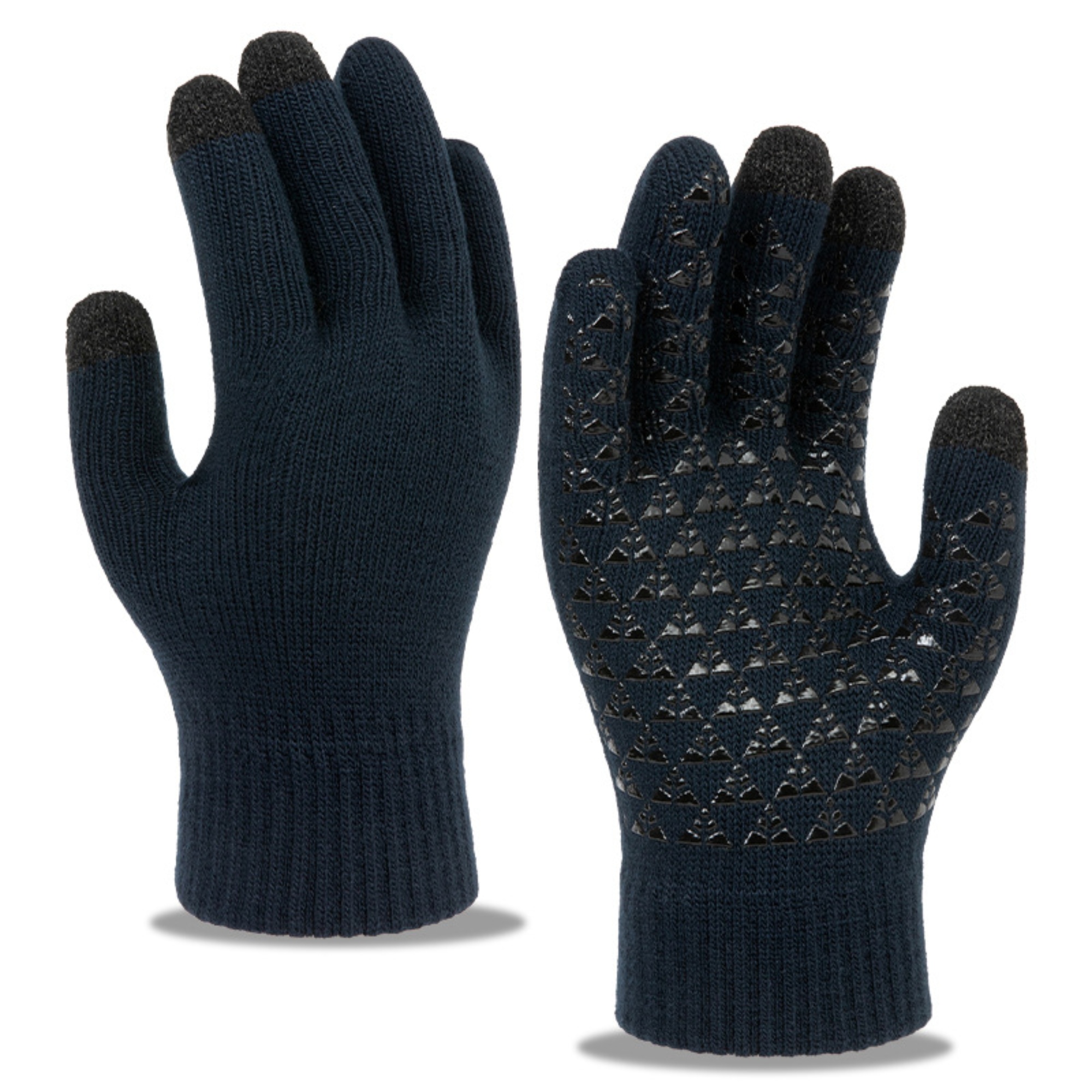 Thermal Stretch Touchscreen Gloves with Anti-Slip Silicone Palm 8