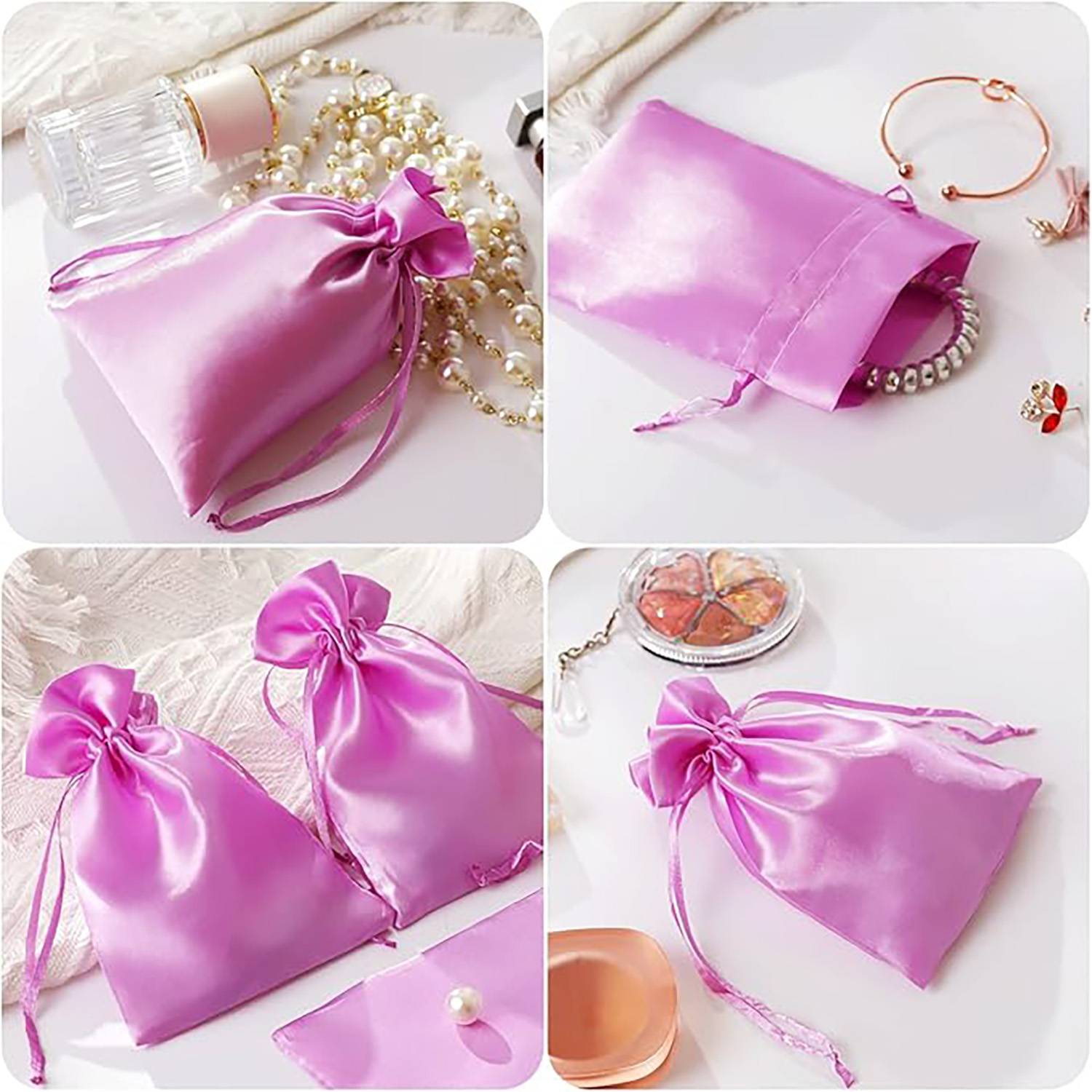 PU Gift Jewelry Drawstring Bag 5