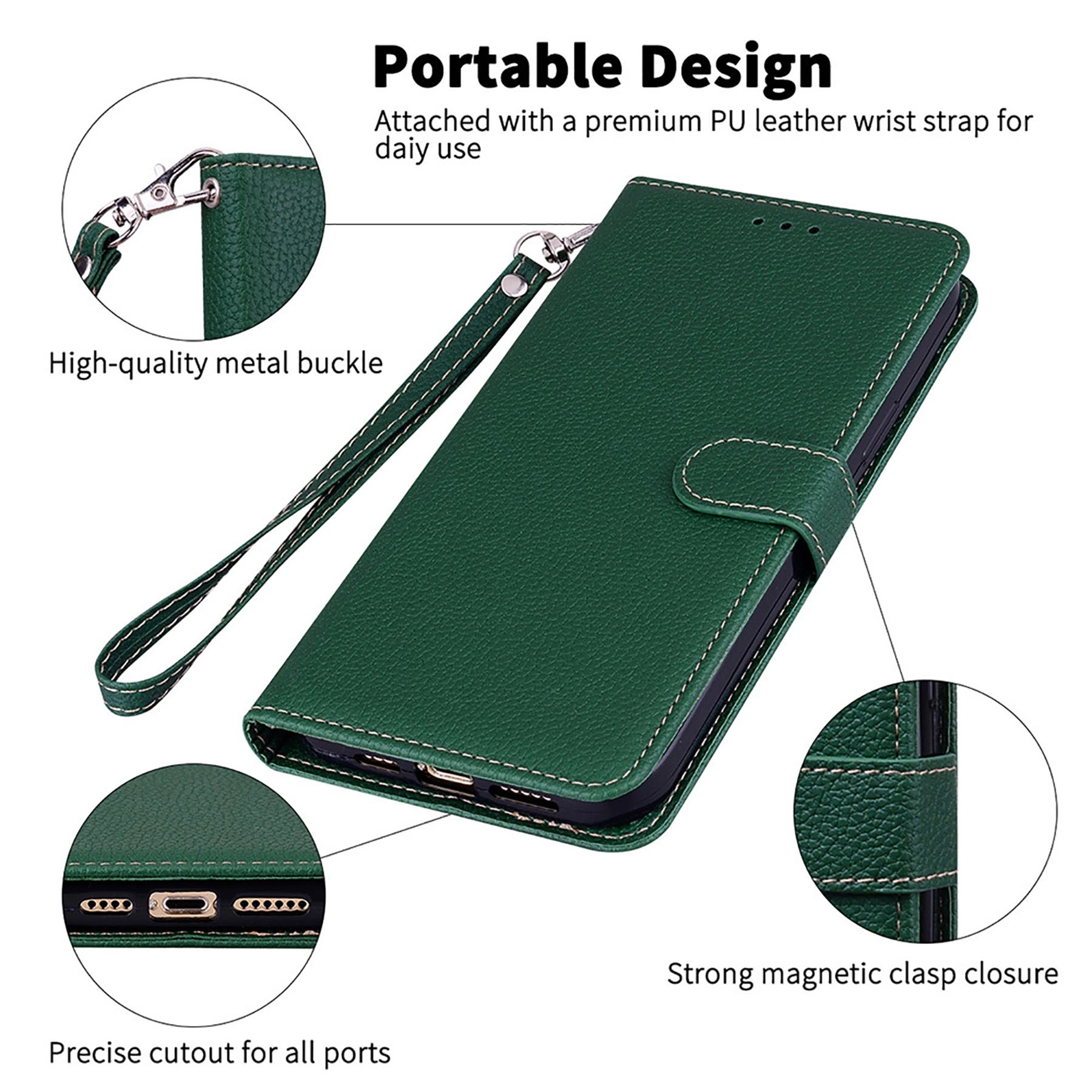 Pu Leather Wallet Phone Case 9