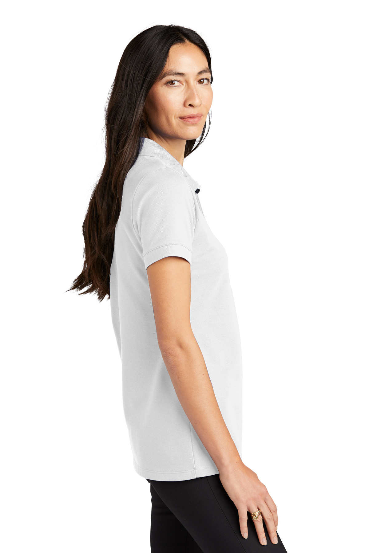 Mercer+Mettle Women's Stretch Heavyweight Pique Polo MM1001 21