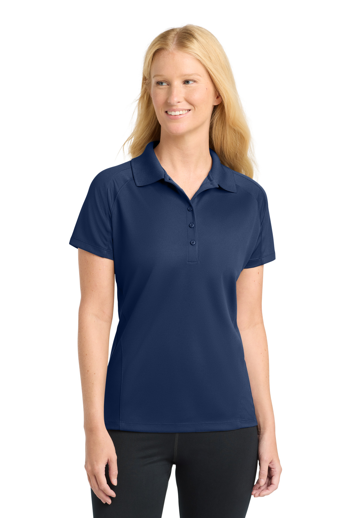 Sport-Tek Women's Dri-Mesh Pro Polo. L474 19
