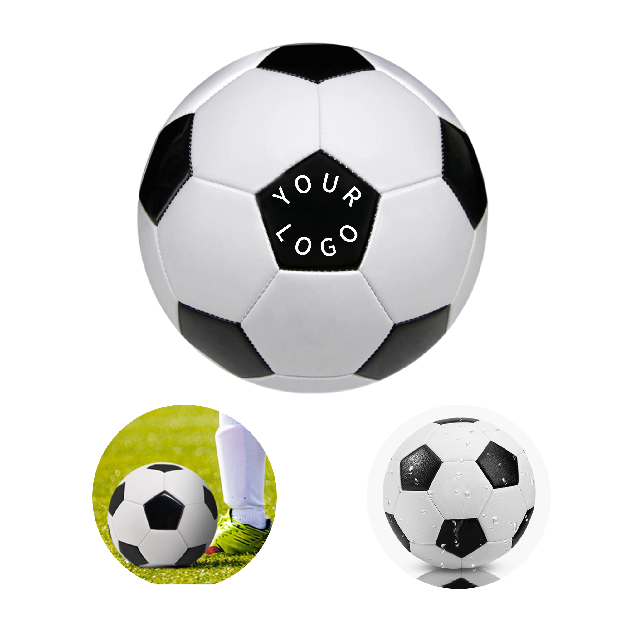 PVC Soccer Ball Standard Size 5 With 32 Panel Design 1