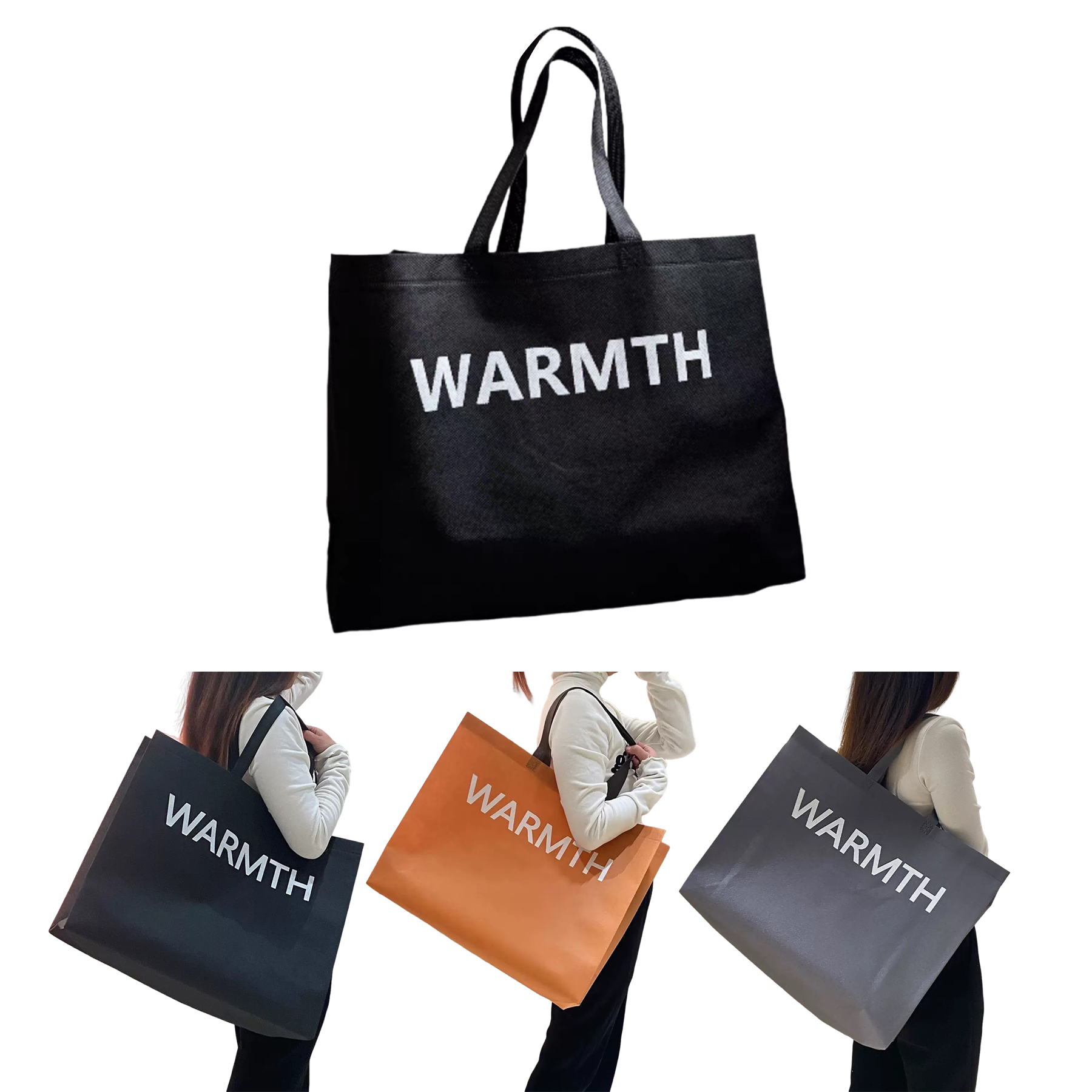 Large Non Woven Grocery Shopping Tote Bag 1