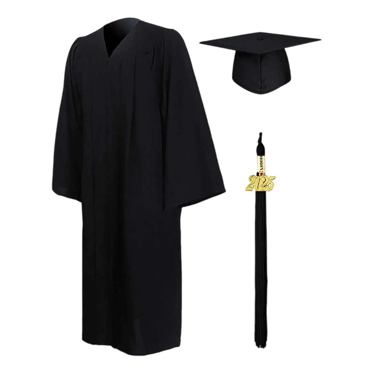 Durable Polyester Graduation Outfit with Tassel Included 15