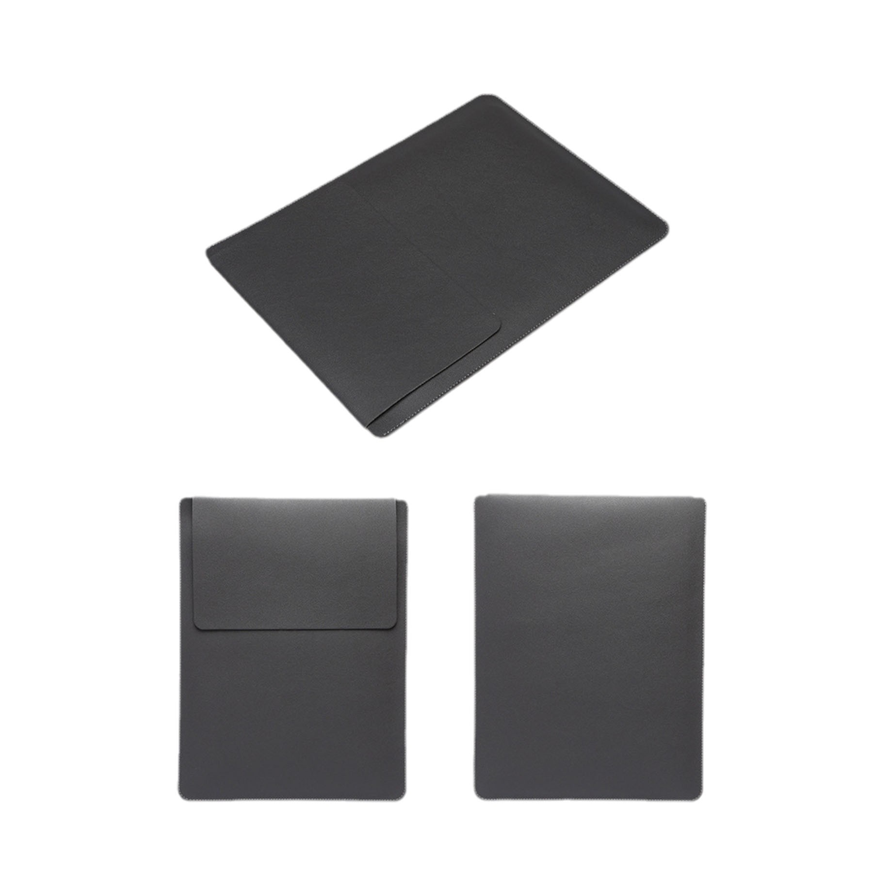 14Inch PU Leather Laptop Protective Sleeve W/ Mouse Pad 2