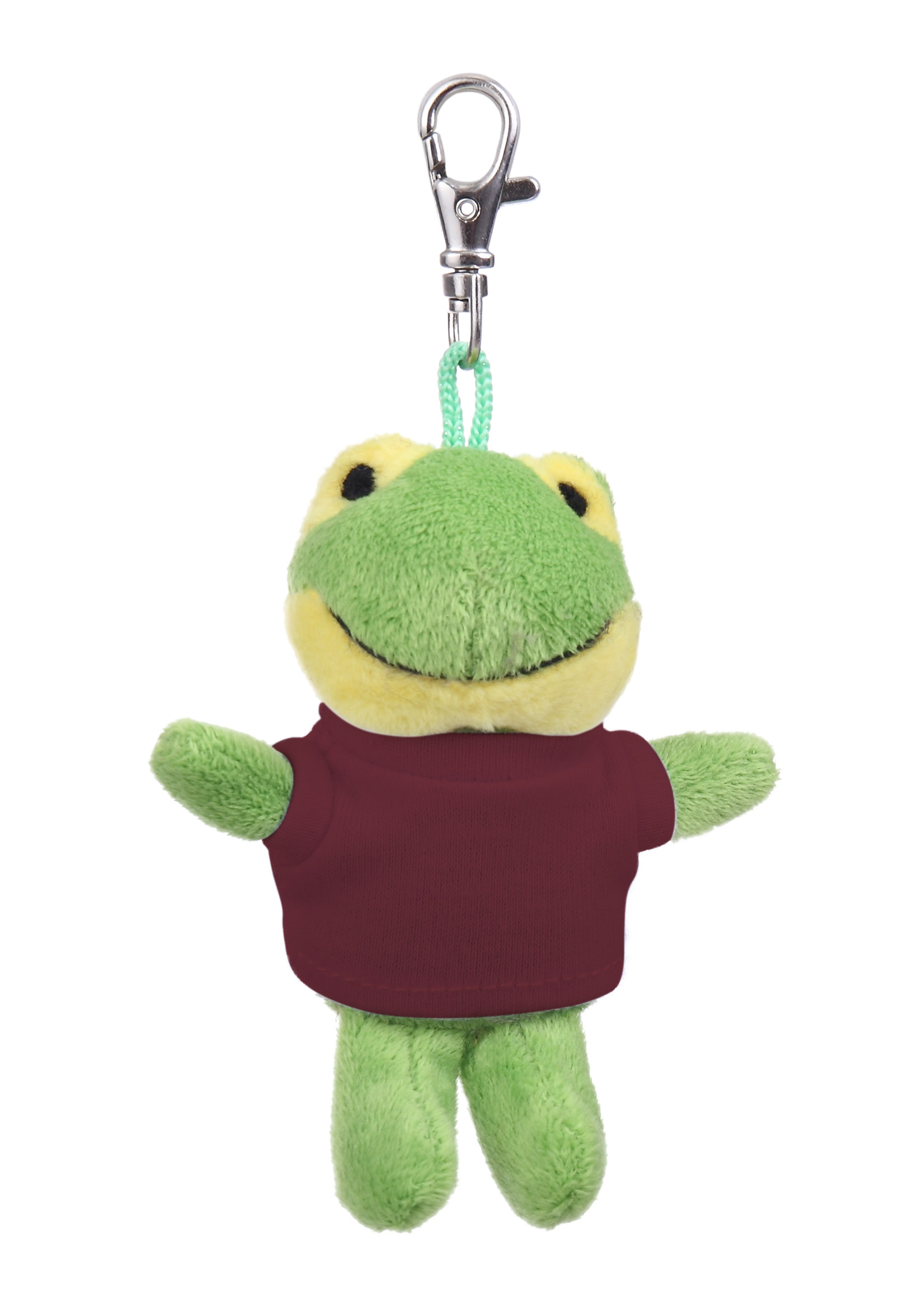 Soft Plush Frog Keychain with Tee 5