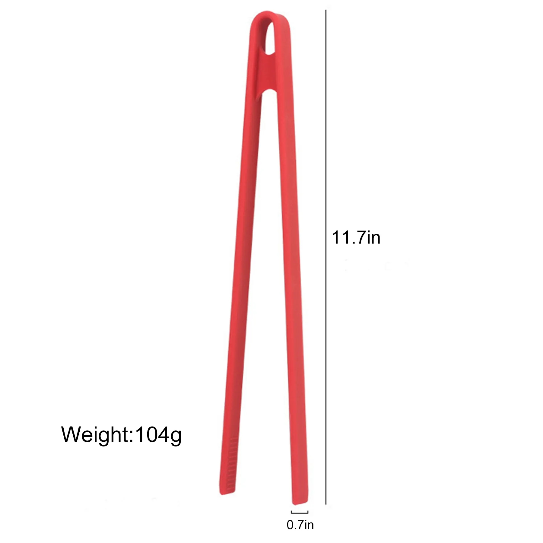 Silicone Kitchen Tongs Heat Resistant V Shape 4
