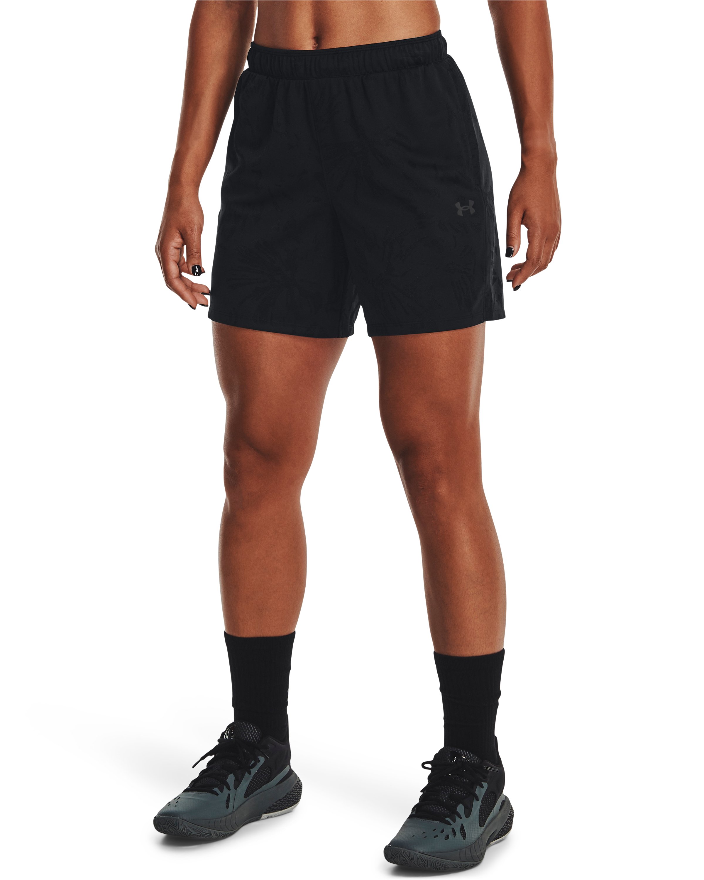Women's UA Hoops Jacquard Shorts 1