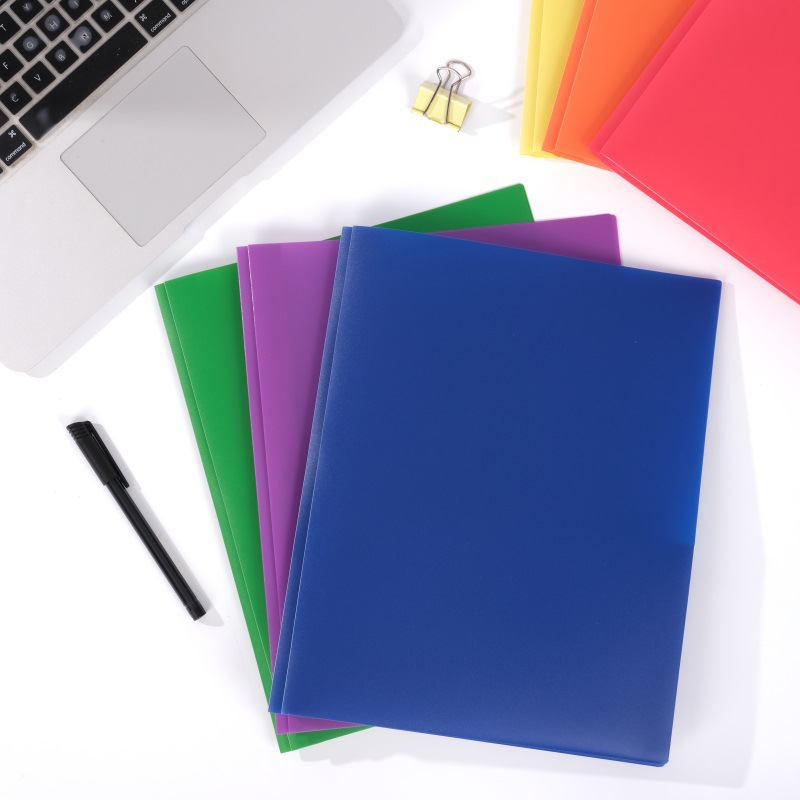 Plastic Folders with 2 Pockets for Letter Size Paper 5