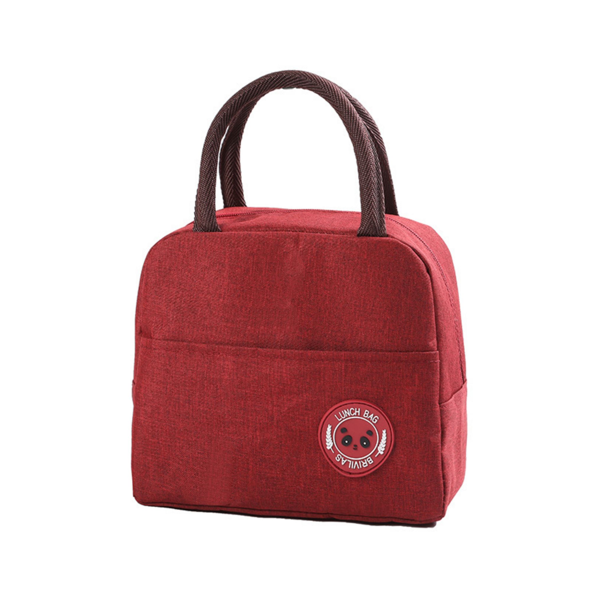 Solid Color Bear Lunch Bag 6