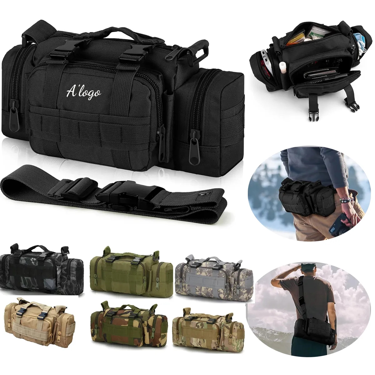 Military Tactical Molle Waist Fanny Packs 4