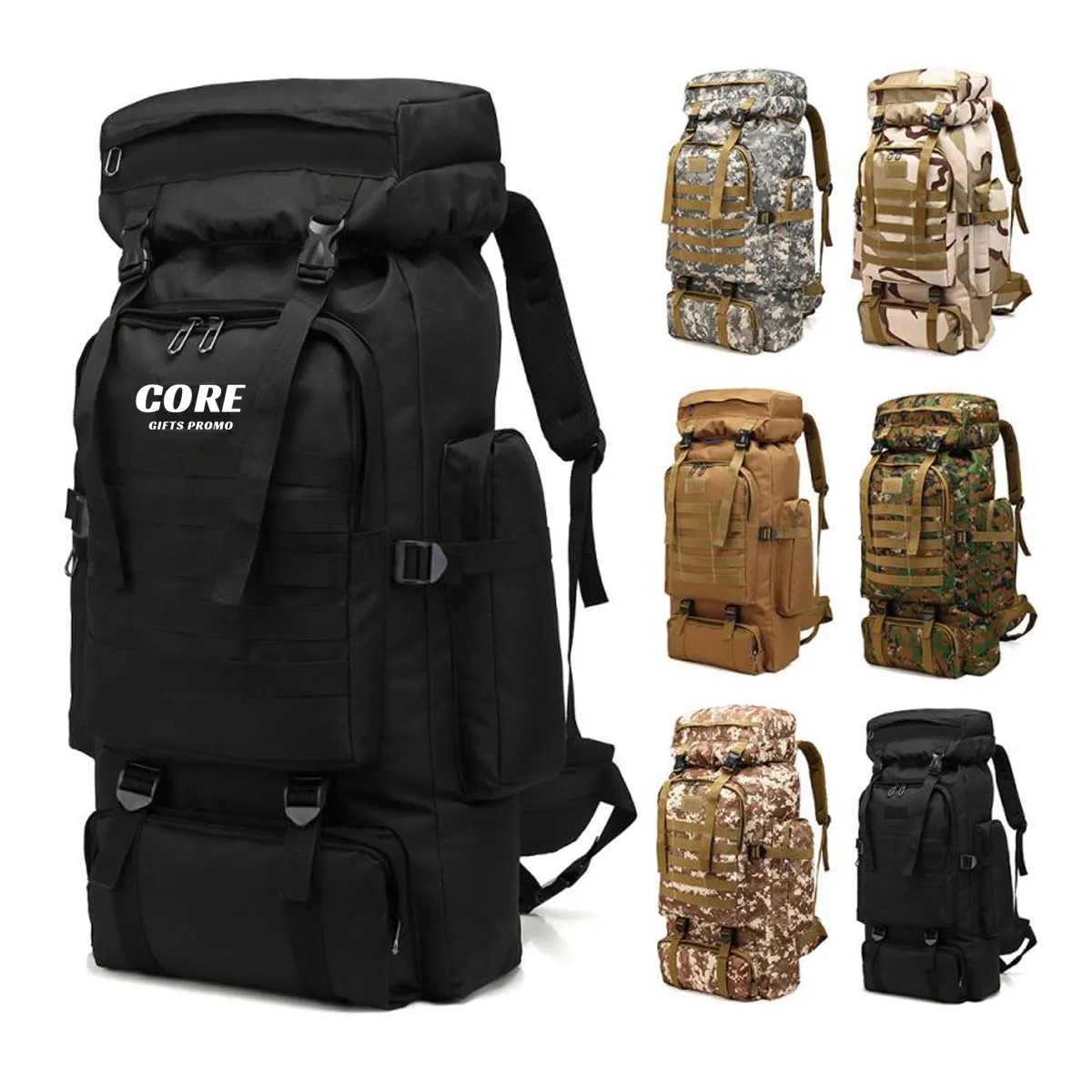 70L Camping Hiking Military Tactical Backpack 4