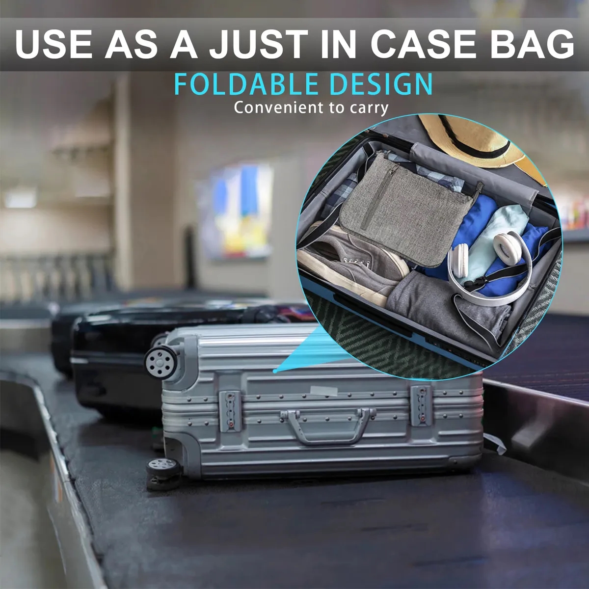 Large Foldable Waterproof Overnight Bag 2