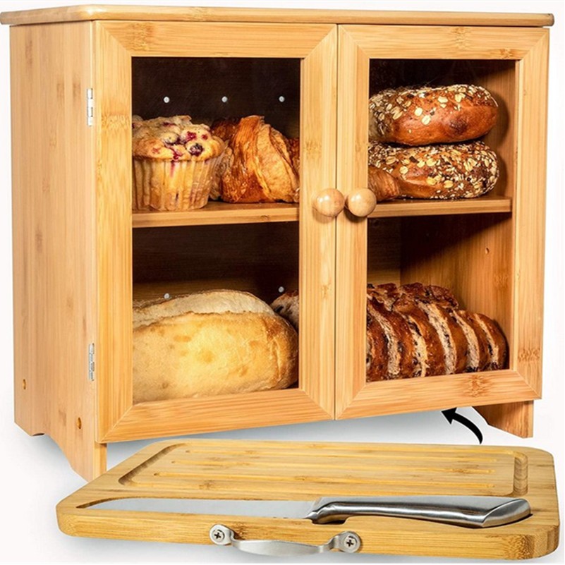 Large Bread Box For Kitchen Countertop 3