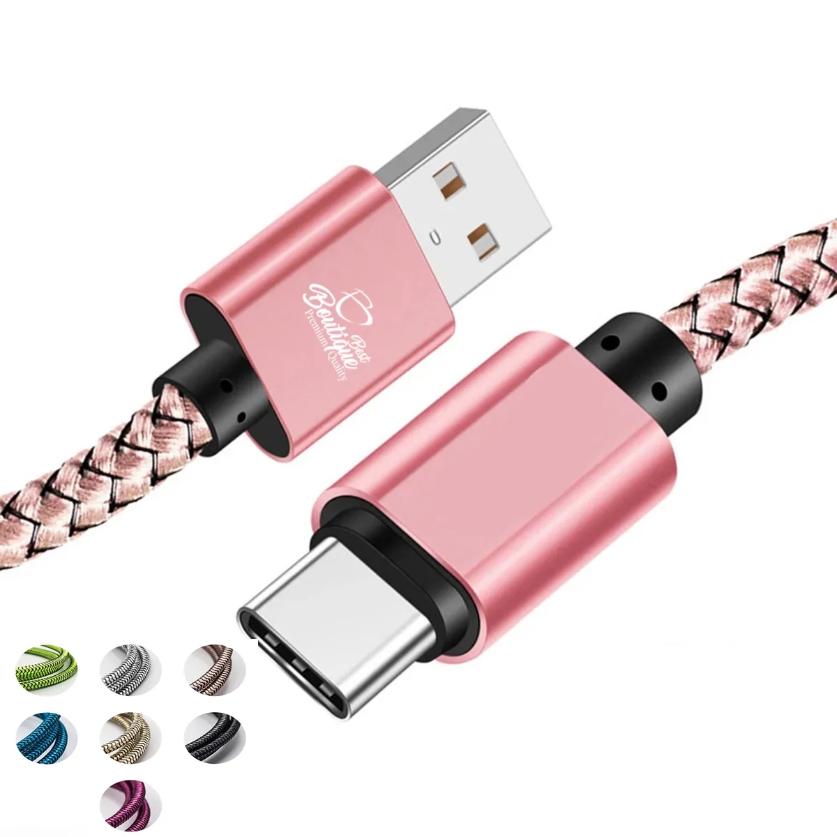Nylon Braided Lightning Cable Fast Charger for IPhone 3