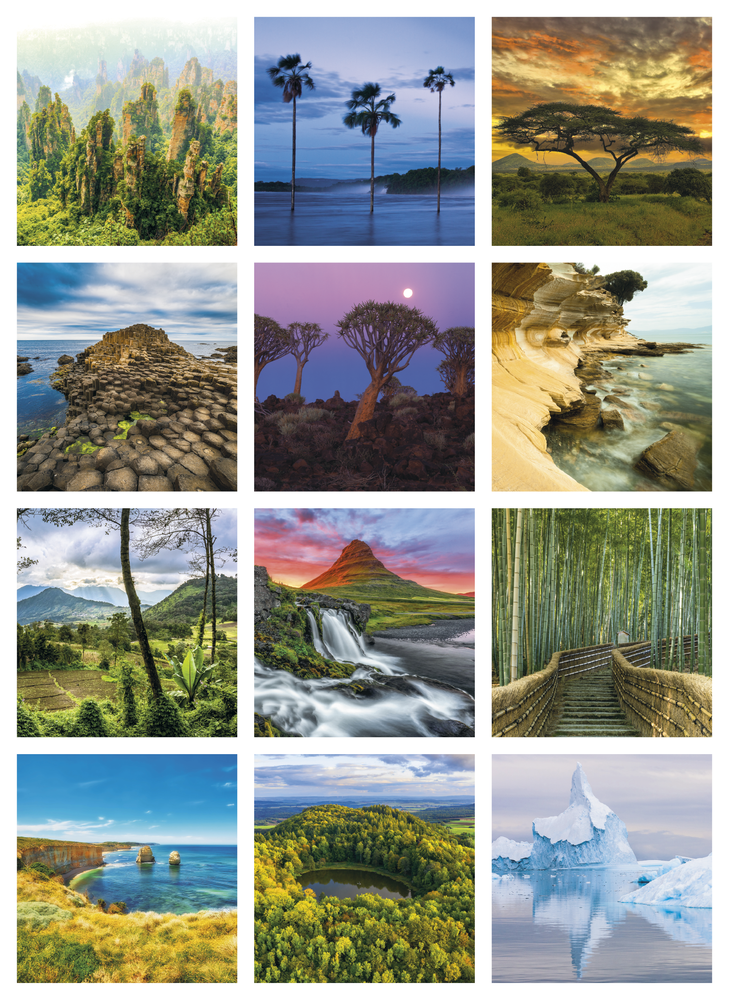 Triumph® Calendars World Scenic Calendar 1