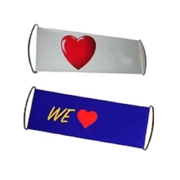 Retractable hand banner 1