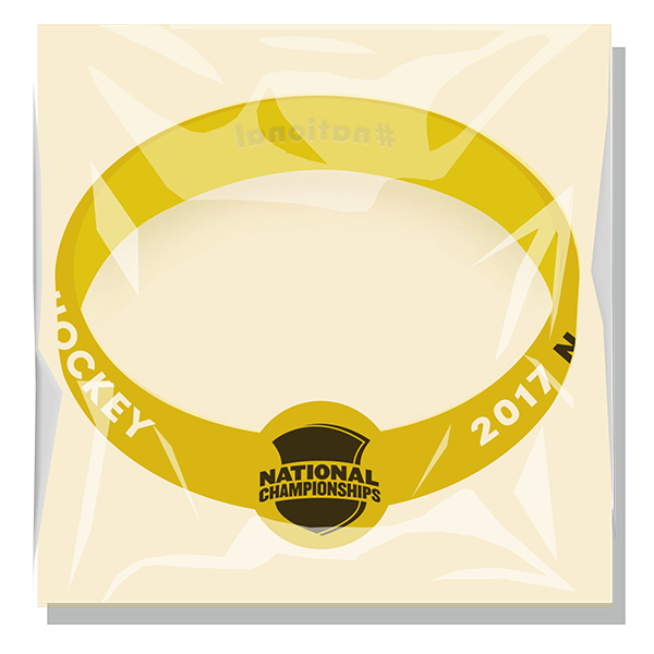 Individually Packaged Figured Silicone Wristband 2