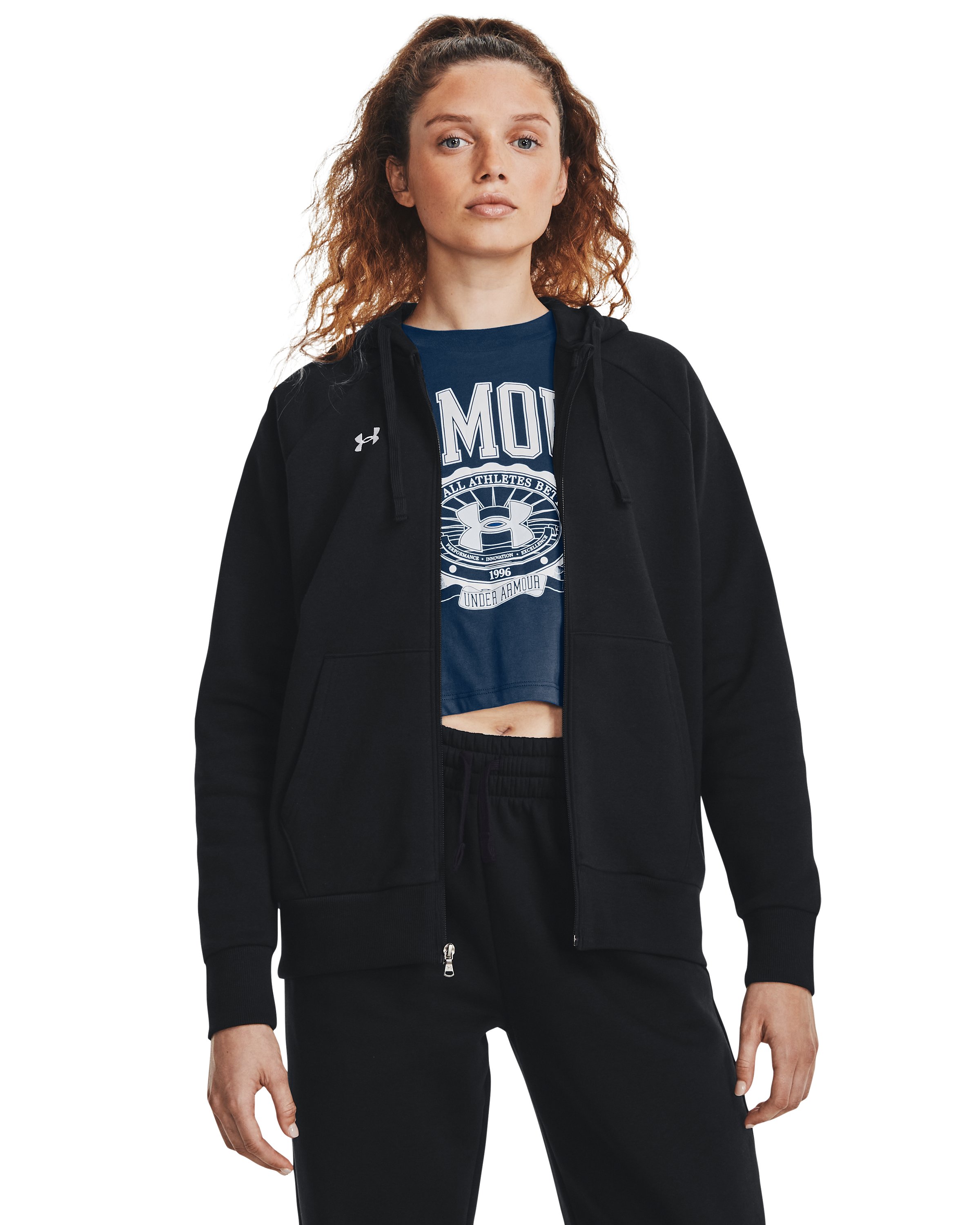 UA Rival Fleece Women's Full-Zip Hoodie 7