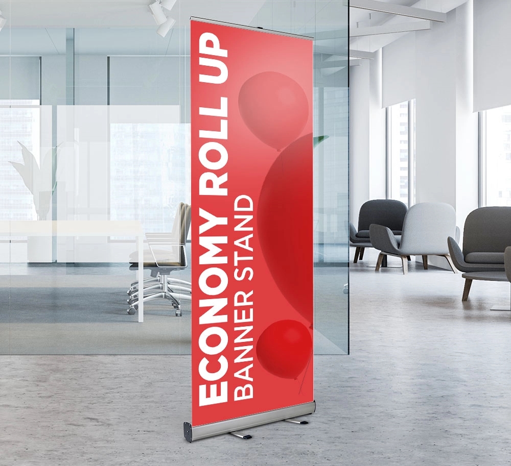 Economy Roll Up Banner Stand  (24" x 60") 5