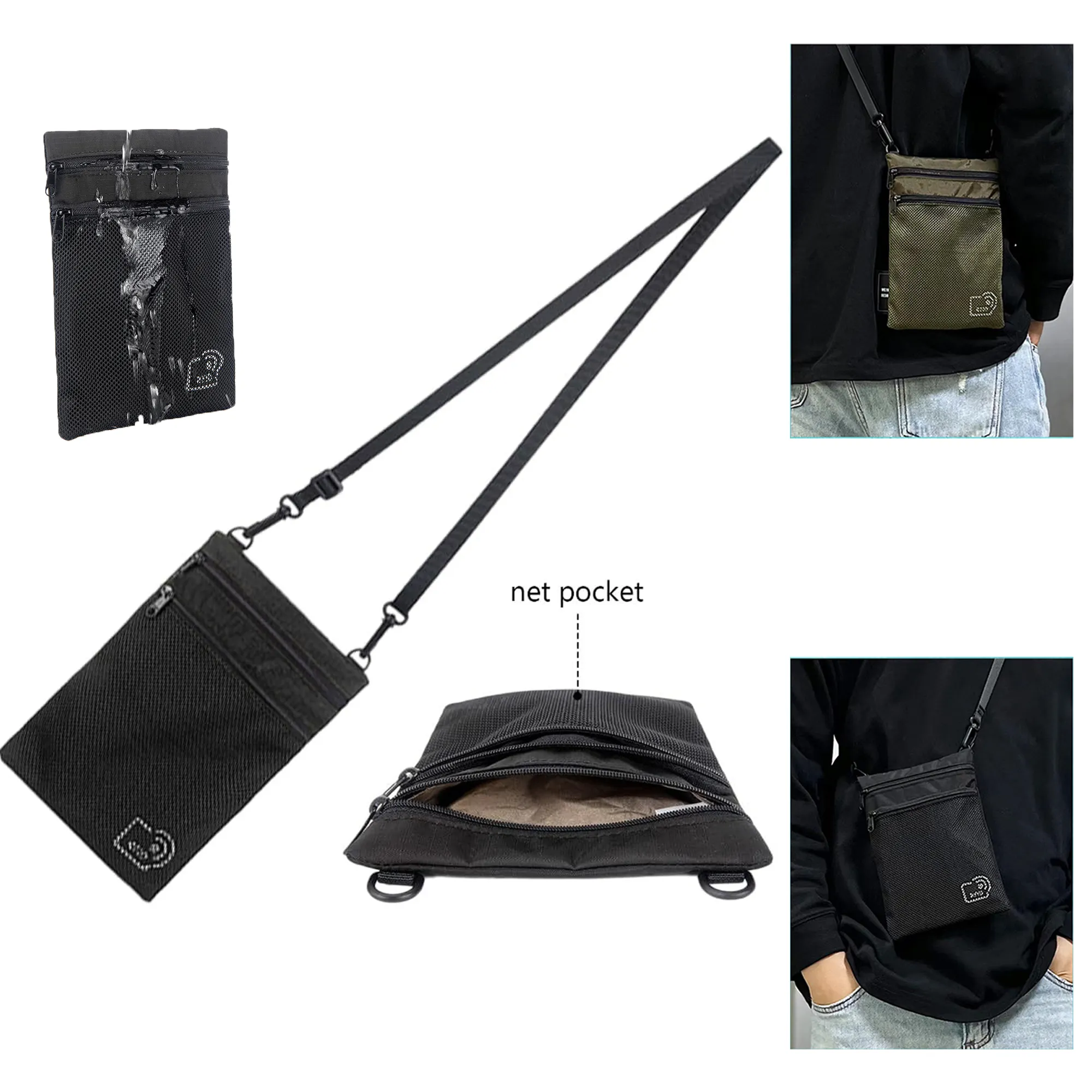 RFID-Blocking Waterproof Neck Passport Holder 5