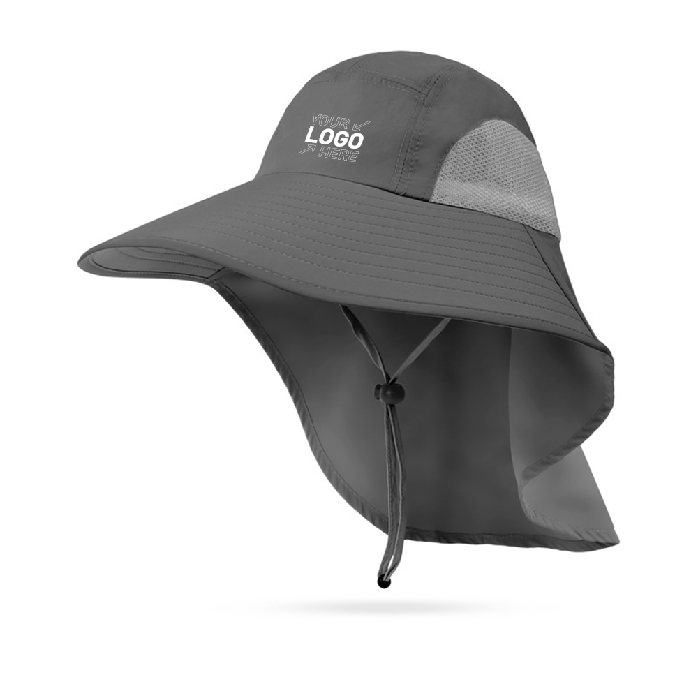 Wide Brim Fishing Sun Hat With Neck Flap 1