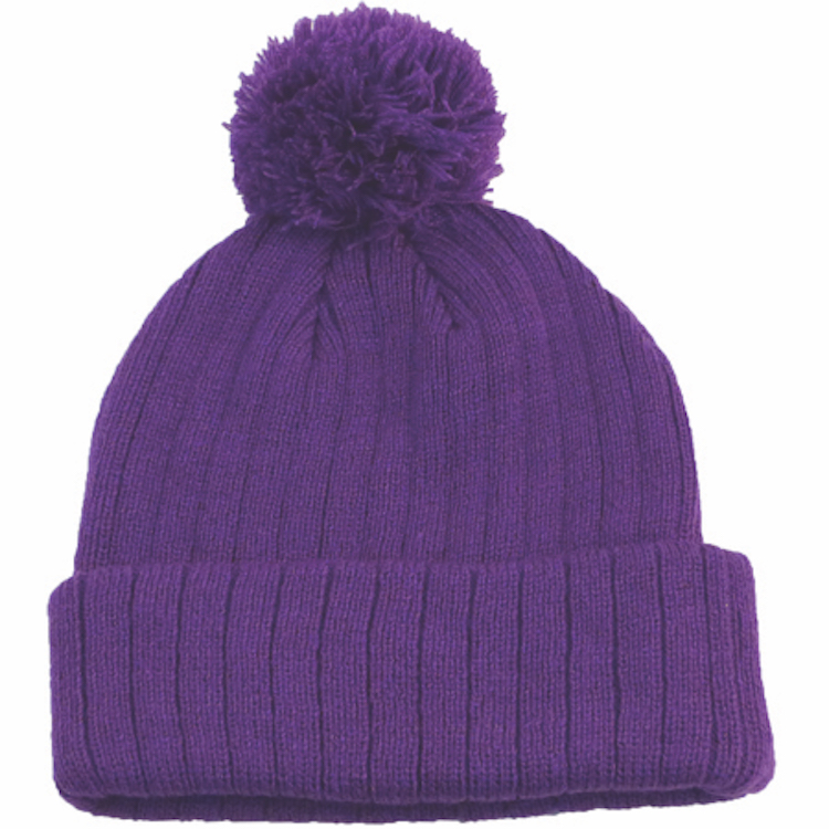 Beanie w/Pom 4