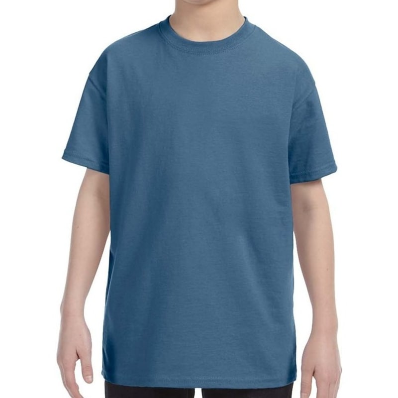 Custom Embroidered Youth Basic Cotton T-Shirts 33