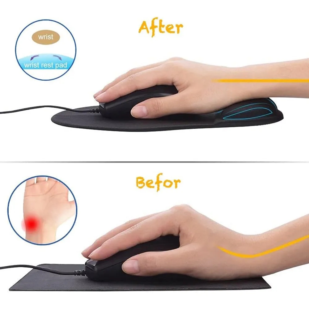 Ergonomic Mouse Pad with Wrist Rest Support 2