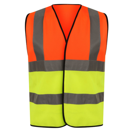 VISIPRO Unisex Hook & Loop Reflective Colorblock Safety Vest 13