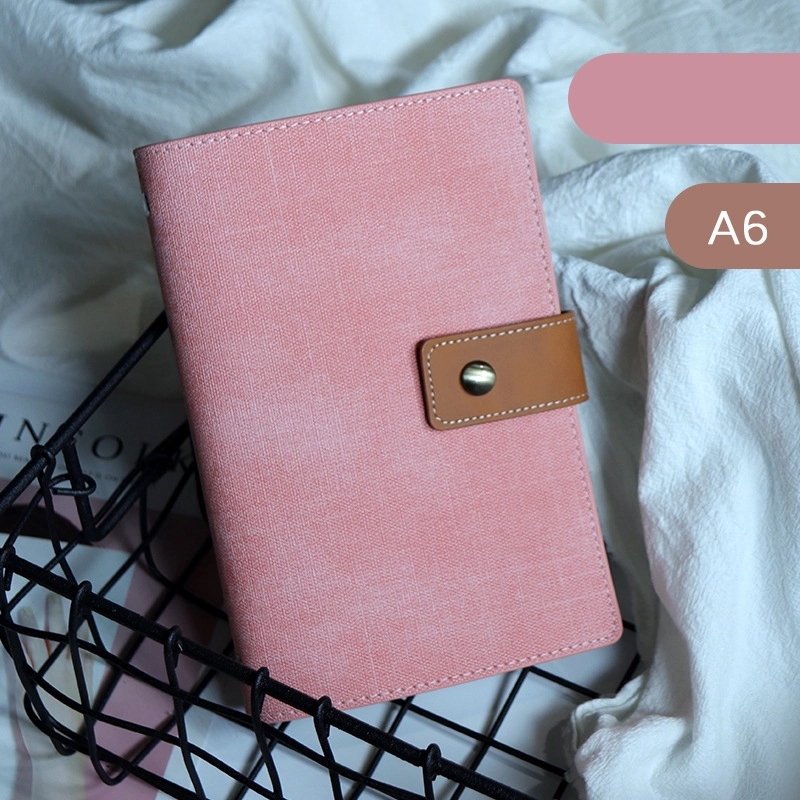PU Leather A5/A6 Business Travel Journal Binder Notebook 9
