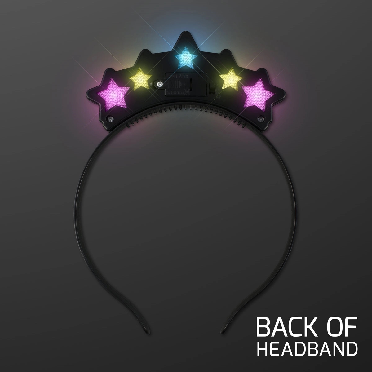 Sparkling Stars Party Lights Headband 2