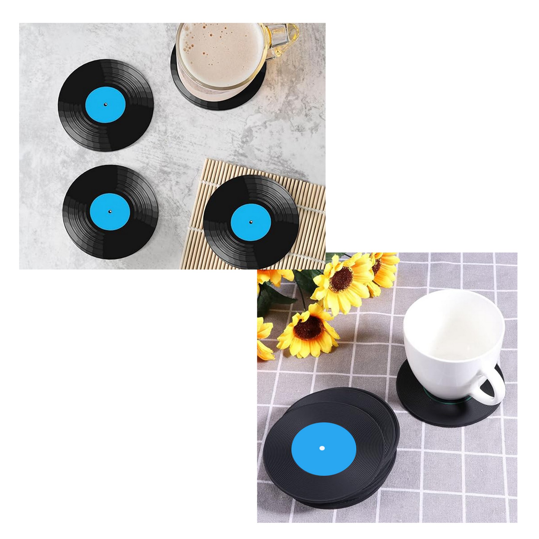 Vinyl Record Coasters 2