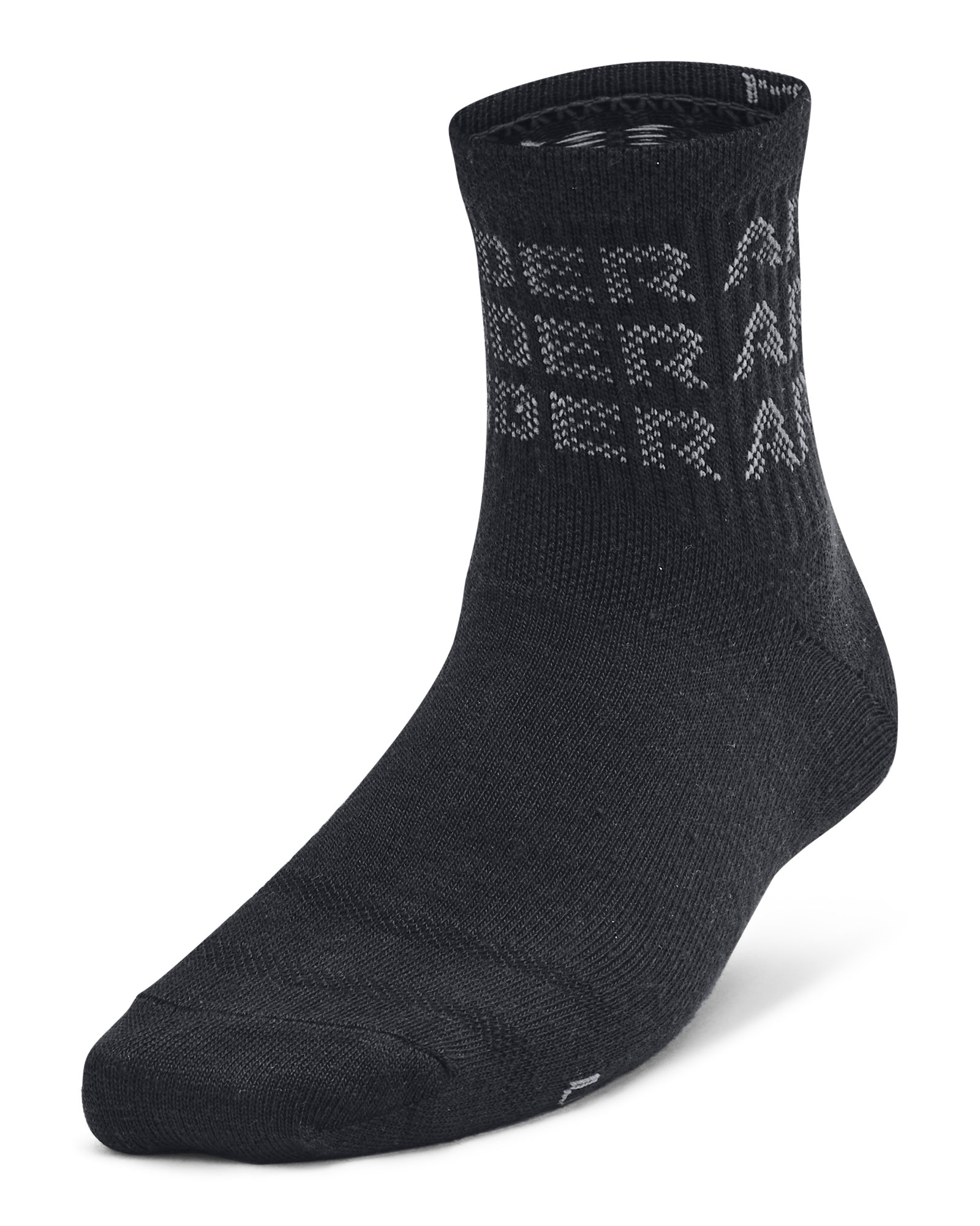 UA Essential Kids' 6-Pack Quarter Socks 3