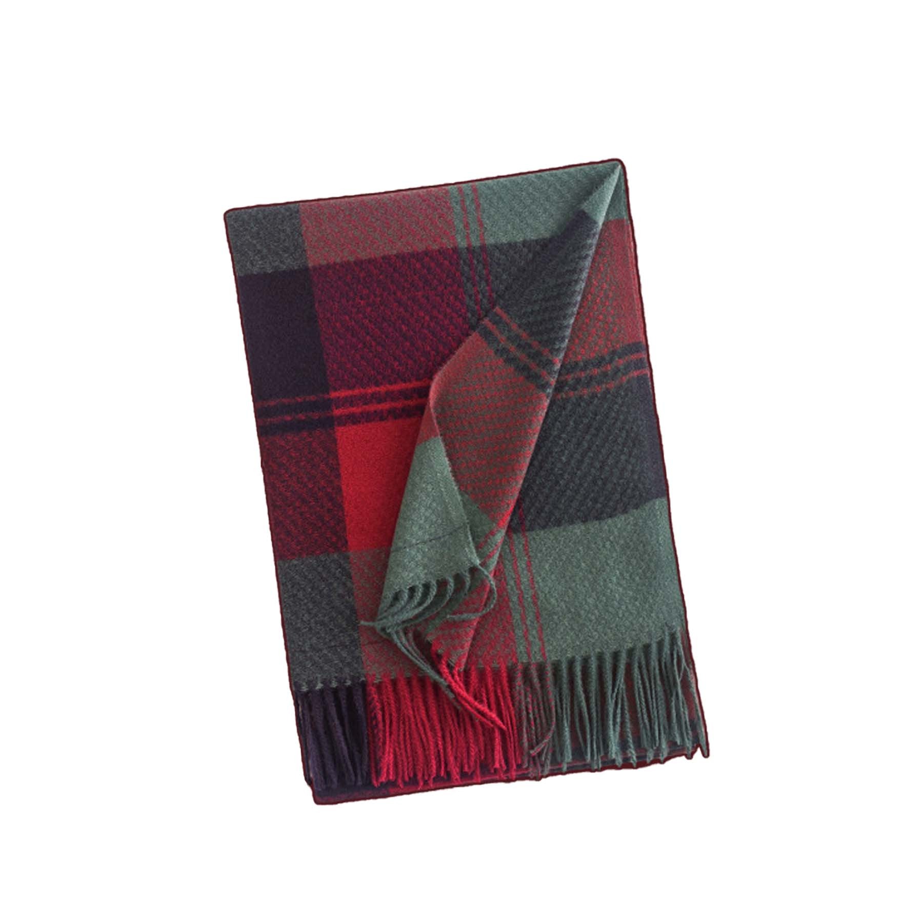 Classic Winter Plaid Christmas Scarf 2