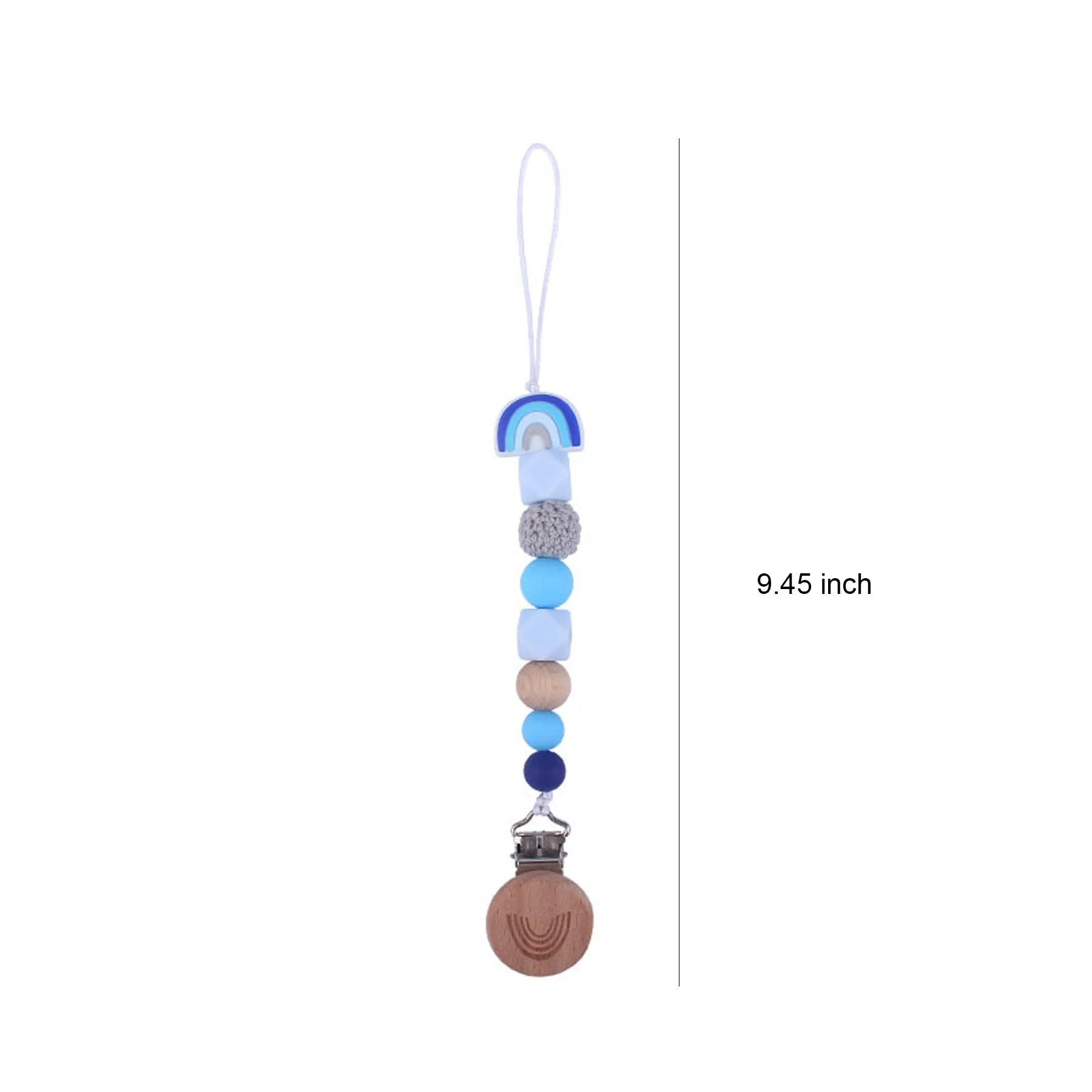 Beech Rainbow Pacifier Clip 8