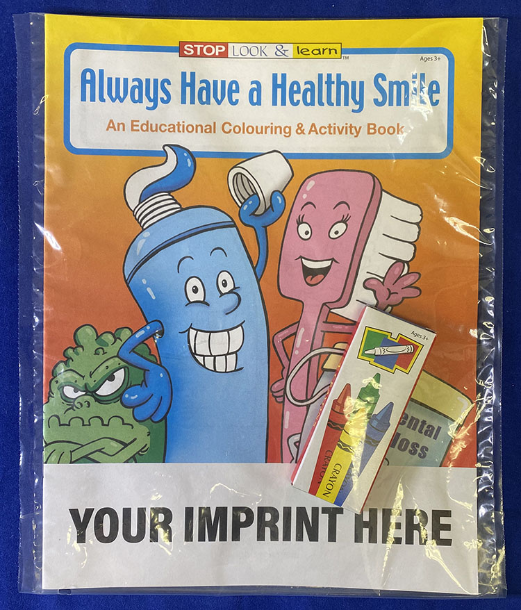 COLORING SET - Always Have A Healthy Smile Coloring Book Fun Pack 5