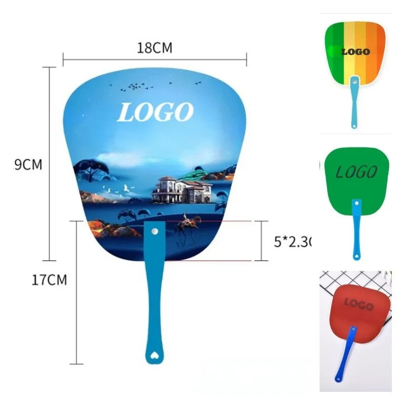 Custom PVC Promotional Handheld Fan 8