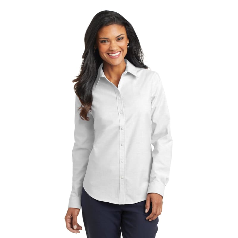 Port Authority Ladies SuperPro Oxford Shirt. 25
