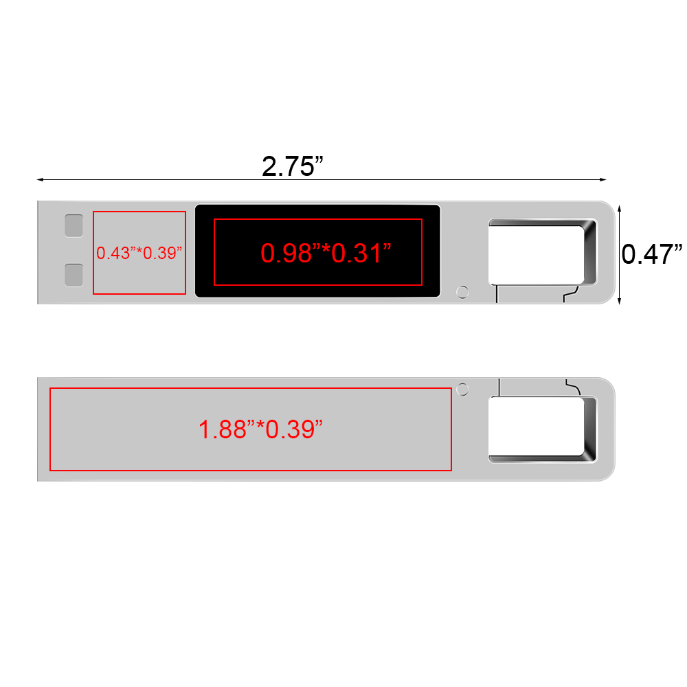 Clearing Light-Up USB with Hook