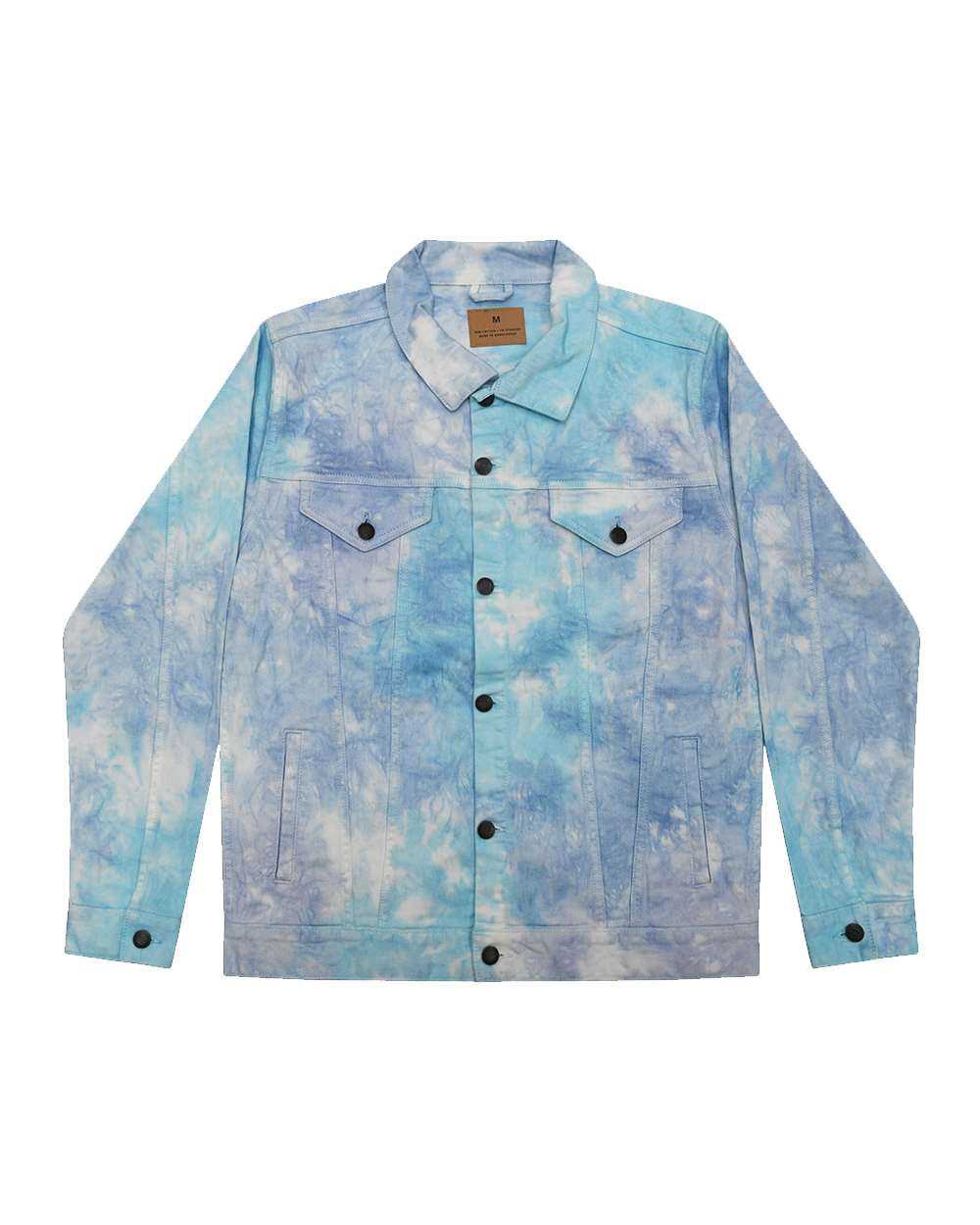 Unisex Tie-Dyed Denim Jacket - 9050 12