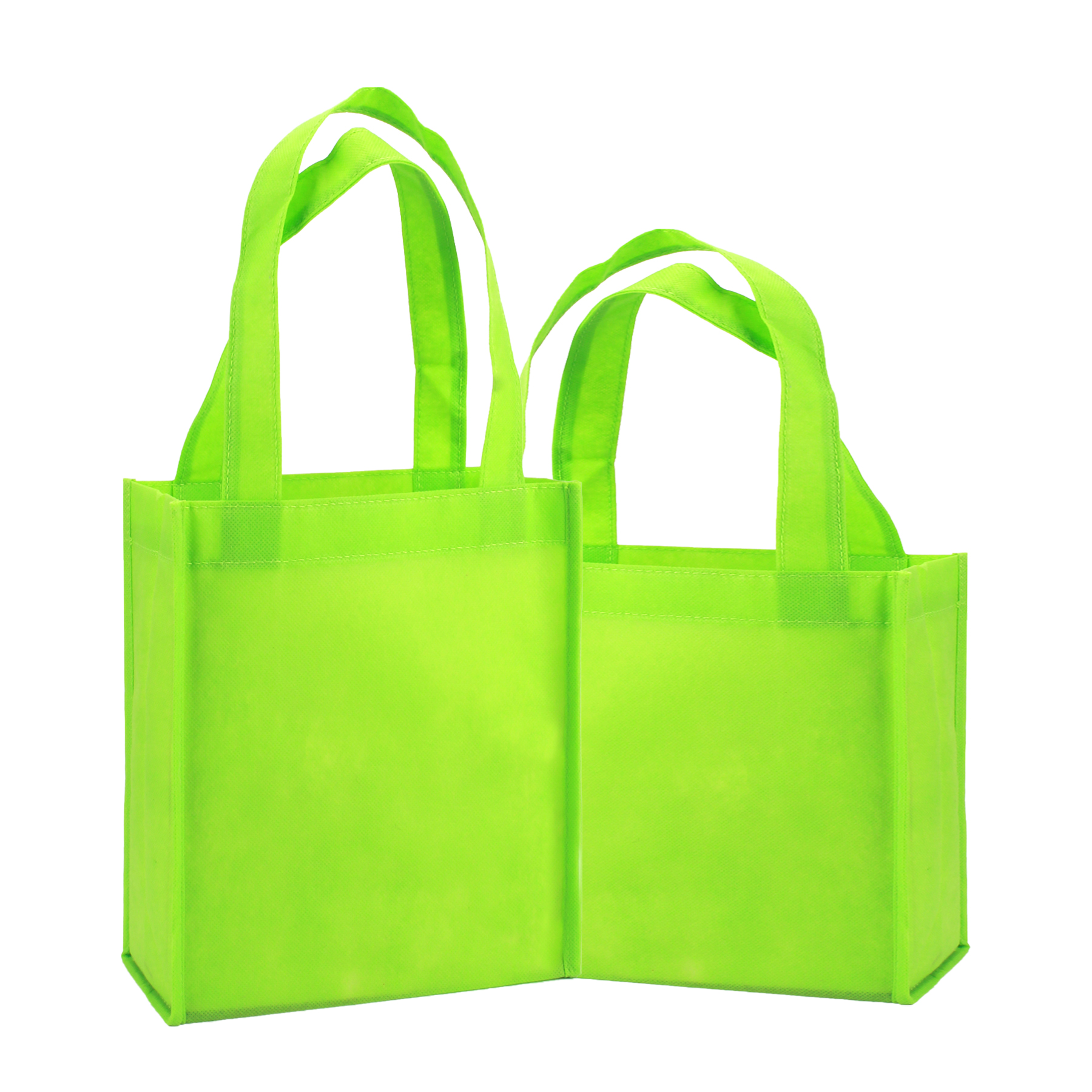 105GSM Full Color Full Wrap Laminated Tote Bag With Square Corner (12'' x 16'' x 6'') 6