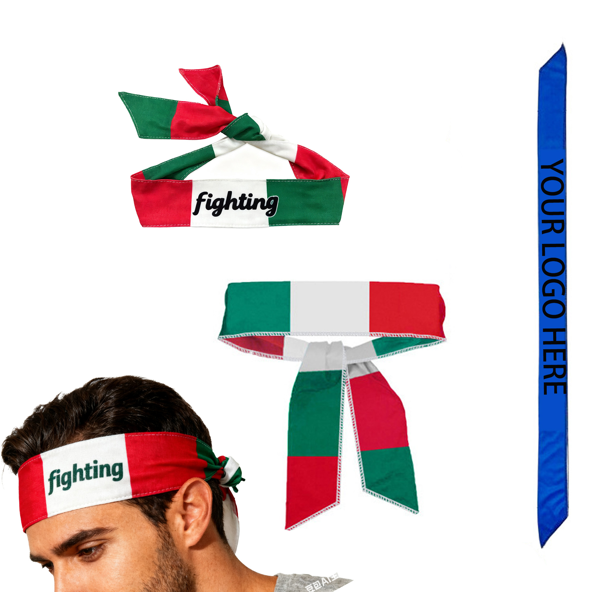 Game Day Cheerleading Hair Ties Headbands 2