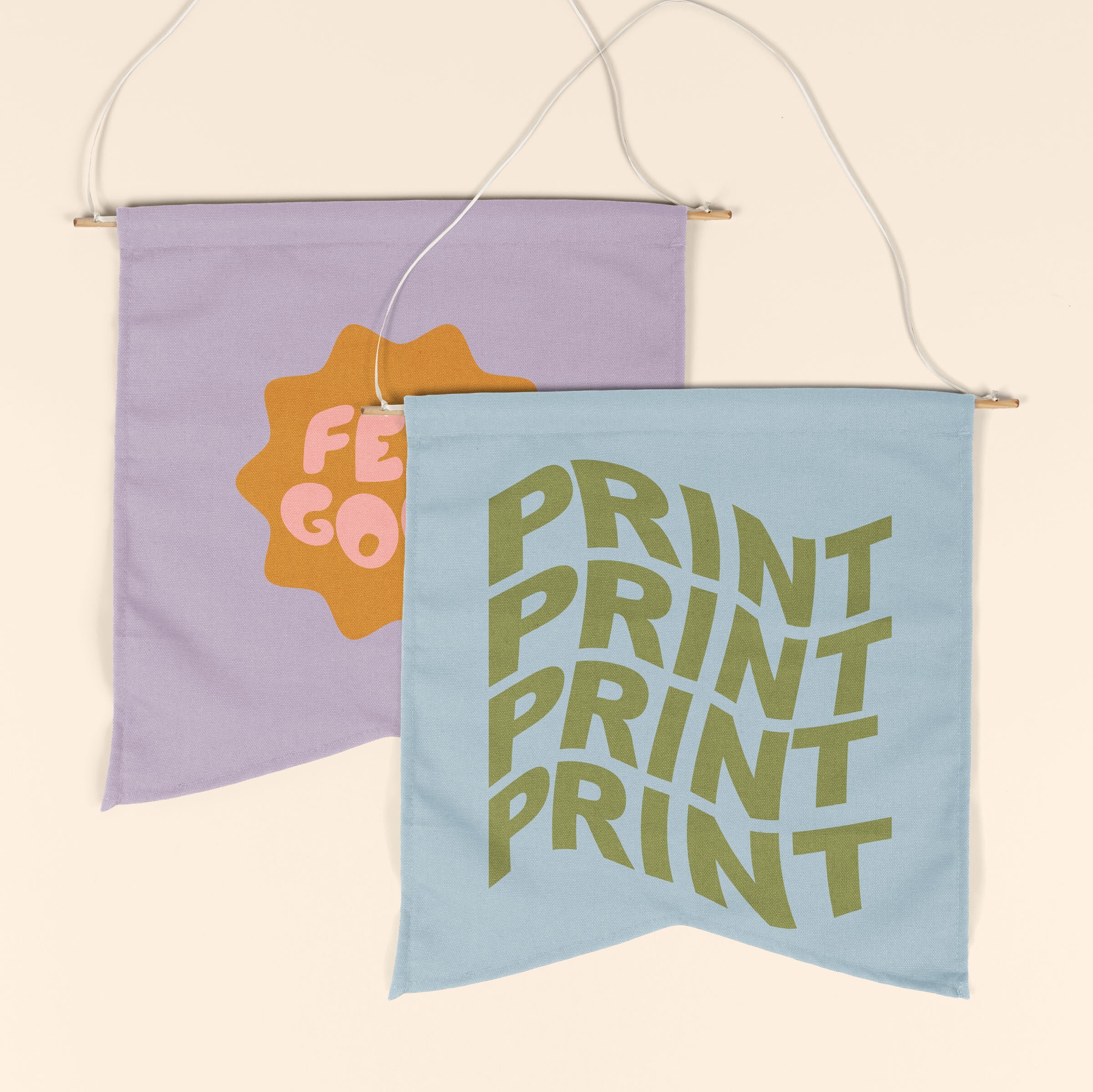 WALLFLOWER LARGE - COLORED CANVAS