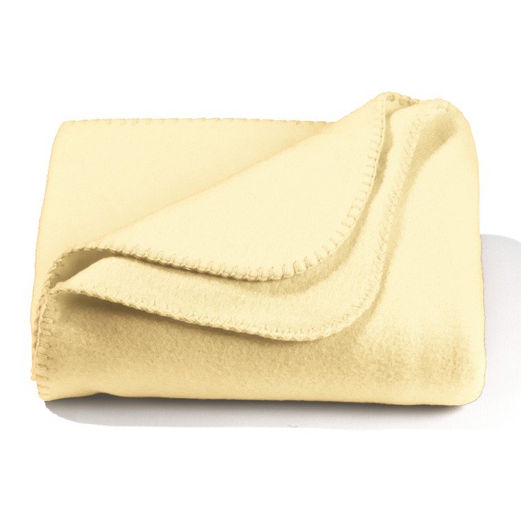 Ivory Value Fleece Blanket 1